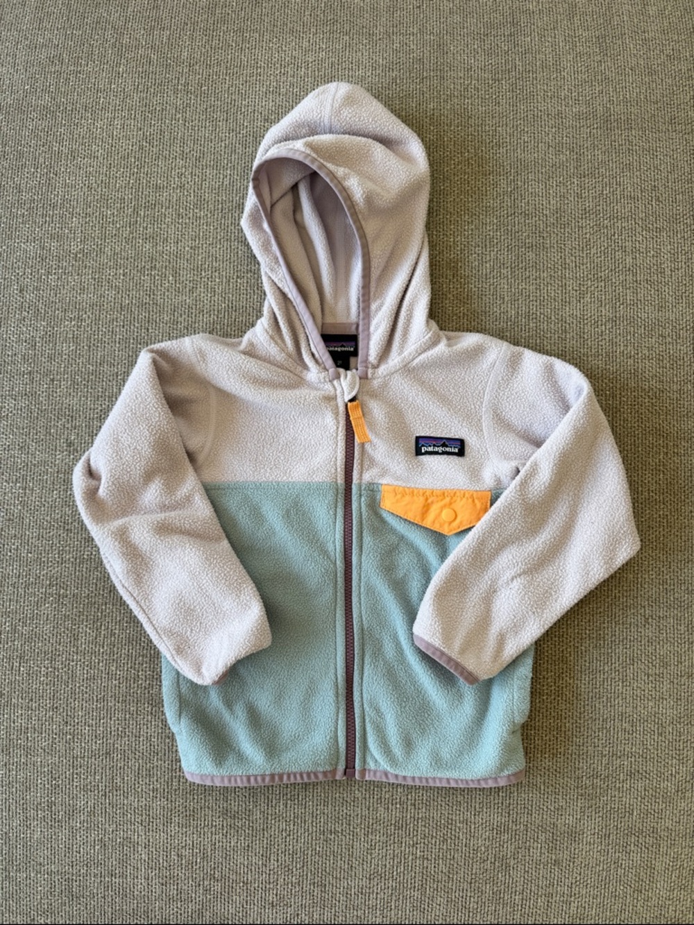 Patagonia toddler micro D snap T fleece jacket